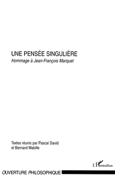 Paperback Pensee Singuliere (Une) [French] Book