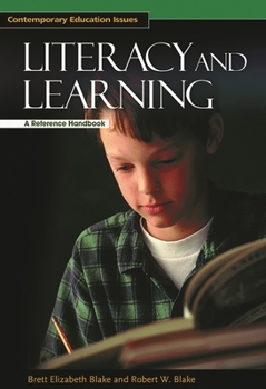 Hardcover Literacy and Learning: A Reference Handbook Book