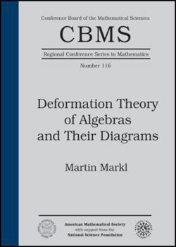 Paperback Deformation Theory of Algebras and Their Diagrams (CBMS Regional Conference Series in Mathematics, 116) Book