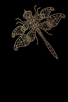 Notes: Dragonfly / Medium Size Notebook with Lined Interior, Page Number and Daily Entry Ideal for Organization, Taking Notes, Journal, Diary, Daily Planner