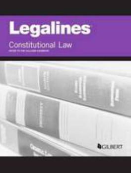 Paperback Legalines on Constitutional Law Keyed to Sullivan Book
