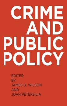 Hardcover Crime and Public Policy Book