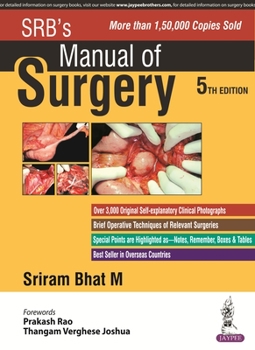 Paperback Srb's Manual of Surgery Book