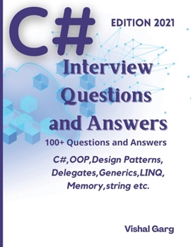 Paperback C# Interview Question and Answers: Edition: 2021 Book