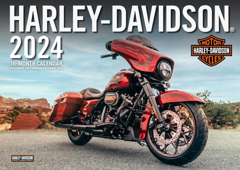 Calendar Harley-Davidson 2024: 16-Month 17x12 Wall Calendar - September 2023 Through December 2024 Book