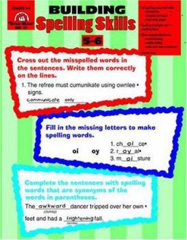 Paperback Building Spelling Skills: Grades 5-6 Book