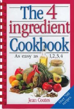 Spiral-bound Four Ingredient Cookbook Book