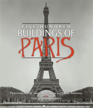 Paperback Five Hundred Buildings of Paris Book