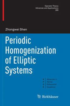 Paperback Periodic Homogenization of Elliptic Systems Book