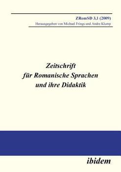 Paperback Zeitschrift für Romanische Sprachen und ihre Didaktik. Heft 3.1 [German] Book