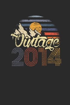 Paperback Vintage 2014: Blank Lined Notebook (6" x 9" - 120 pages) Birthday Themed Notebook for Daily Journal, Diary, and Gift Book