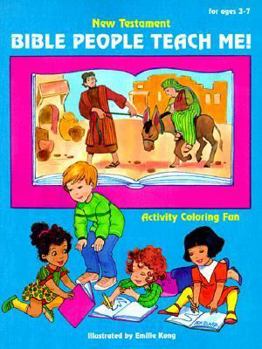 Paperback Bible People Teach Me New Testament Coloring Book