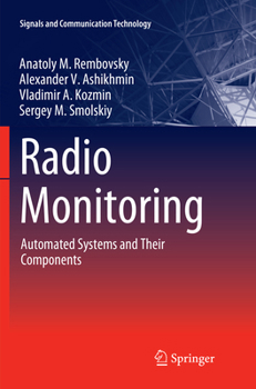 Paperback Radio Monitoring: Automated Systems and Their Components Book