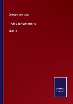 Paperback Codex Diplomaticus: Band III [German] Book