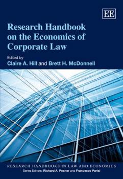 Hardcover Research Handbook on the Economics of Corporate Law Book