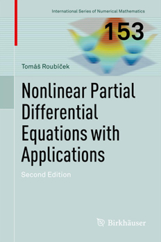 Hardcover Nonlinear Partial Differential Equations with Applications Book
