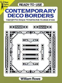 Paperback Ready-To-Use Contemporary Deco Borders Book