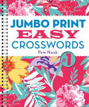 Spiral-bound Jumbo Print Easy Crosswords #1 Book