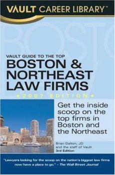 Paperback Vault Guide to the Top Boston & Northeast Law Firms Book