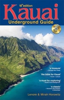 Paperback Kauai Underground Guide [With Hawaiian Music CD] Book