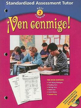 Paperback Ven Conmigo Level 2, Grade 8 Standardized Assessement Tutor: Holt Ven Conmigo (Spanish 2003) (Spanish Edition) [Spanish] Book