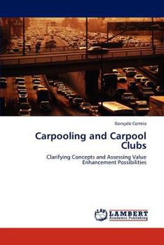 Paperback Carpooling and Carpool Clubs Book