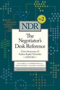 Paperback The Negotiator's Desk Reference Book