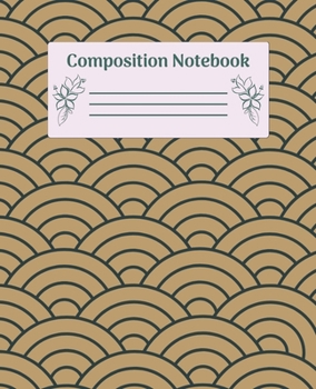 Paperback Composition Notebook: Wide Ruled Notebooks Paper - Composition Notebook (Diary, Journal) 7.5x9.25in 110 Pages Wide Ruled Notebooks Paper Book