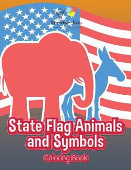 Paperback State Flag Animals and Symbols Coloring Book