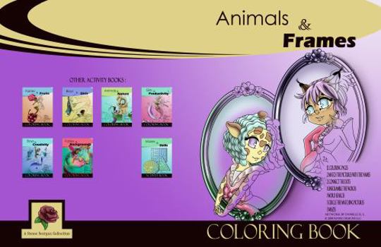 Paperback Animals & Frames Coloring Book