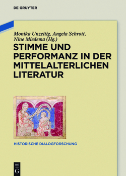 Hardcover Stimme und Performanz in der mittelalterlichen Literatur [German] Book