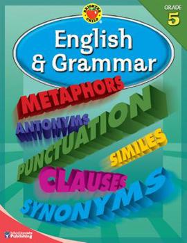 Paperback English & Grammar, Grade 5 (Brighter Child Workbooks) Book