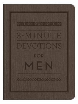 Imitation Leather 3-Minute Devotions for Men Book