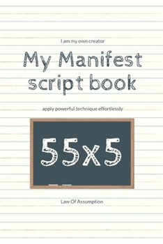 Paperback My Manifest script book 55x5 Book