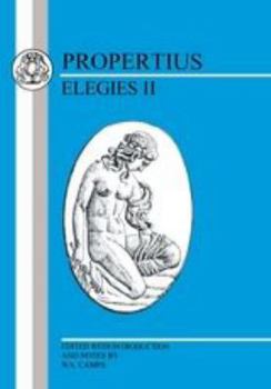 Paperback Propertius: Elegies II Book