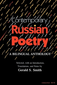 Paperback Contemporary Russian Poetry: A Bilingual Anthology Book