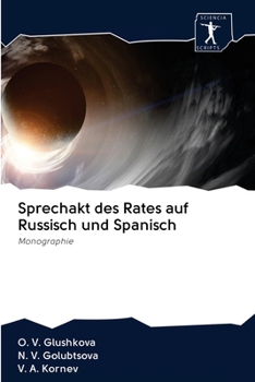 Paperback Sprechakt des Rates auf Russisch und Spanisch [German] Book