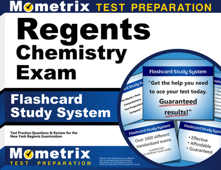 Regents Chemistry Exam Flashcard Study System: Regents Test Practice Questions & Review for the New York Regents Examinations