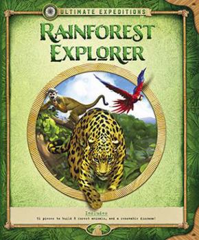 Hardcover Ultimate Expeditions Rainforest Explorer: Includes 51 Pieces to Build 8 Forest Animals, and a Removable Diorama! Book