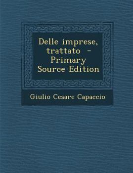 Paperback Delle imprese, trattato [Italian] Book