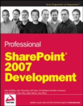 Paperback Professional SharePoint 2007 Development Book