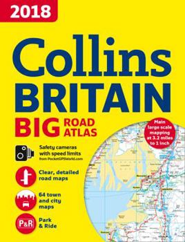 Paperback 2018 Collins Britain Big Road Atlas Book