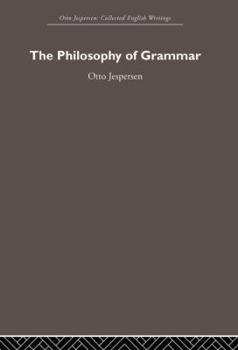 Paperback The Philosophy of Grammar Book