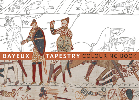 Paperback Bayeux Tapestry Colouring Book