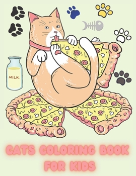 Paperback Cats Coloring Book for Kids Book