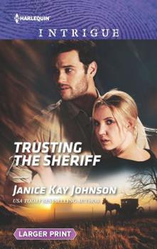 Mass Market Paperback Trusting the Sheriff [Large Print] Book