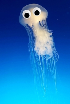Googly Eye Jellyfish Journal: 100-page blank lined journal featuring a jellyfish with googly eyes