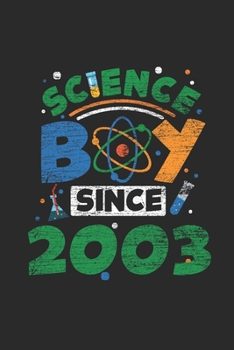Paperback Science Boy Since 2003: Graph Ruled Notebook - Journal For Scientist And Student Lab Book