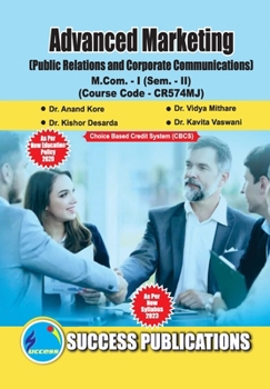 Paperback Public Relations and Corporate Communications, First Year, M.Com, Sem-II-English Book