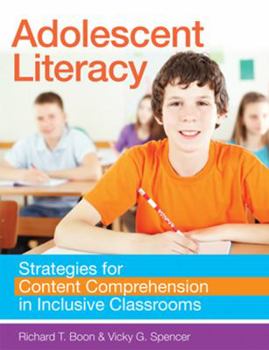 Paperback Adolescent Literacy: Strategies for Content Comprehension in Inclusive Classrooms Book